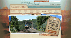 Desktop Screenshot of americabyrail.com